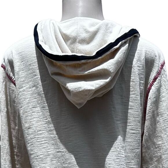 Premium 51 Red Thread Series Hooded Sweatshirt Women's Medium Cream FL Miami - Picture 8 of 16